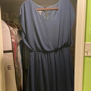 Navy blue short dress